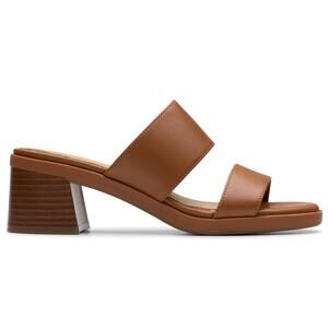 NWT Clarks Women Jaylan Dusk Tan Leather 7.5 Medium